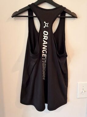 Orangetheory Black Racerback Logo Tank